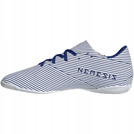 Adidas Nemeziz 19.4 În pantofi de fotbal albi EF1711 multicolor albastru 1