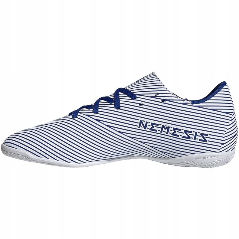 Adidas Nemeziz 19.4 În pantofi de fotbal albi EF1711 multicolor albastru 1