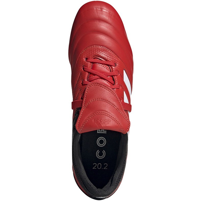 Pantofi de fotbal Adidas Copa Gloro 20.2 Fg roșu G28629 roșu, negru roşu 1