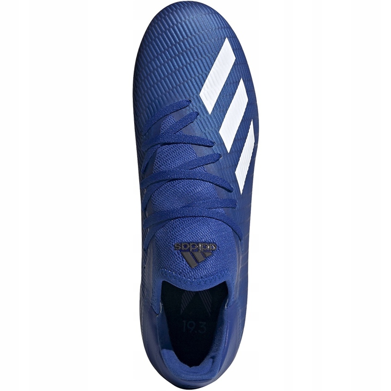 Ghete de fotbal adidas X 19.3 Fg albastru EG7130 albastru alb 1