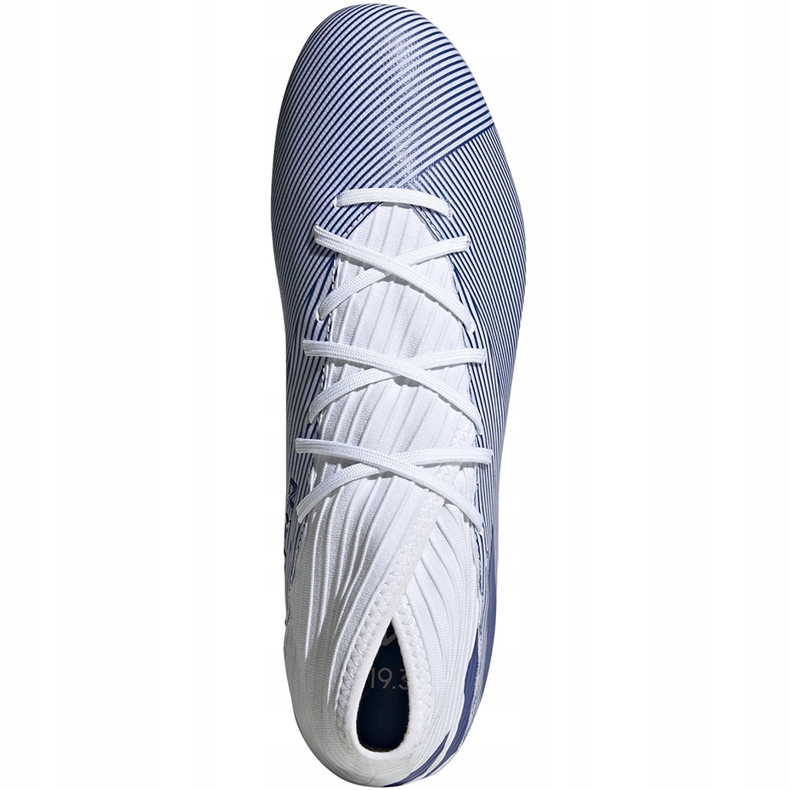 Ghete de fotbal adidas Nemeziz 19.3 Fg alb și albastru EG7202 multicolor 1