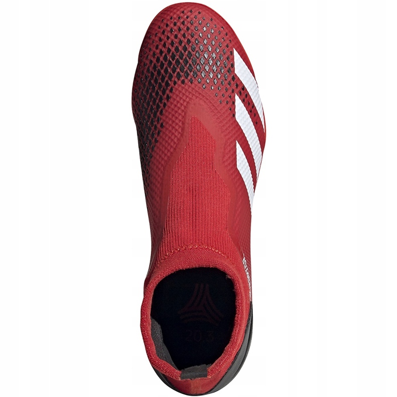 Ghete de fotbal Adidas Predator 20.3 Ll Tf EE9576 rosu alb roșu 1