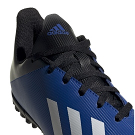 Ghete de fotbal Adidas X 19.4 Tf Jr FV4662 albastru albastru 4