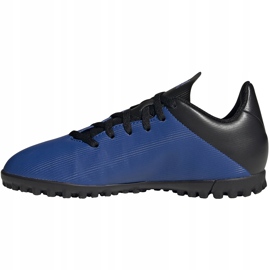 Ghete de fotbal Adidas X 19.4 Tf Jr FV4662 albastru albastru 2