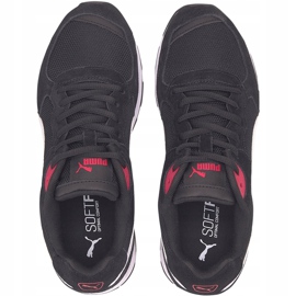 Pantofi Puma Vista negru-alb-roșu 369365 12 roşu 1