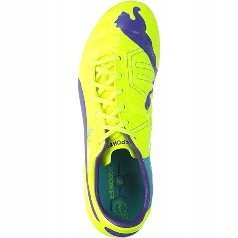 Ghete de fotbal Puma Evo Power 2 Fg galben-violet 102945 04 1