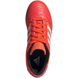 Pantofi de fotbal Adidas Super Sala Junior roșii FV2639 roșu roșu 1