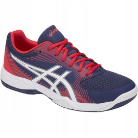 Pantofi de volei pentru bărbați Asics Gel-Task albastru-roșu B704Y 400 albastru marin multicolor albastru marin 3
