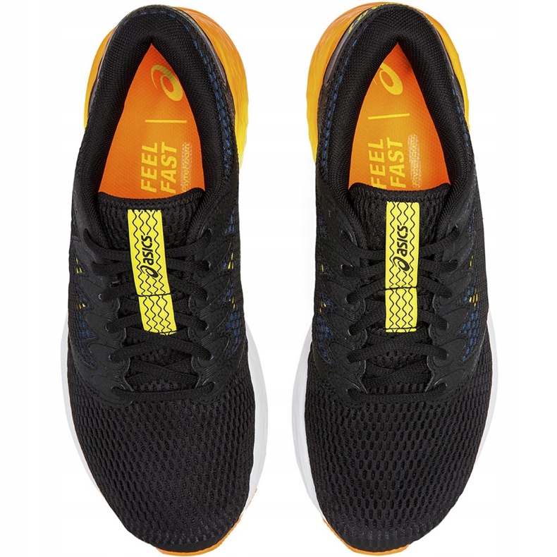 Pantofi de alergare pentru bărbați Asics Roadhawk Ff 2 negru și portocaliu 1011A136 005 1