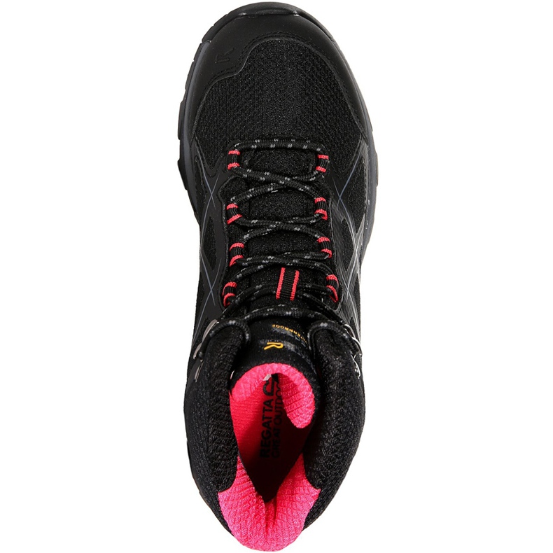 Încălțăminte de damă Regatta Wms Kota Mid negru și roz RWF490 7HQ 1