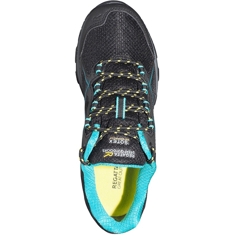 Încălțăminte de damă Regatta Wms Kota Low negru și albastru RWF489 41QF gri 1