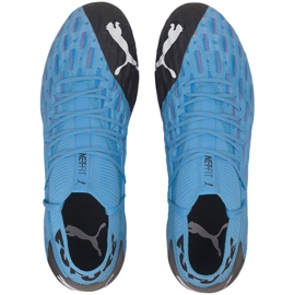 Ghete de fotbal Puma Future 5.1 Netfit Fg Ag 105755 01 albastru albastru 2