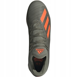 Adidas X 19.3 În pantofi de fotbal verzi EF8367 gri gri 1