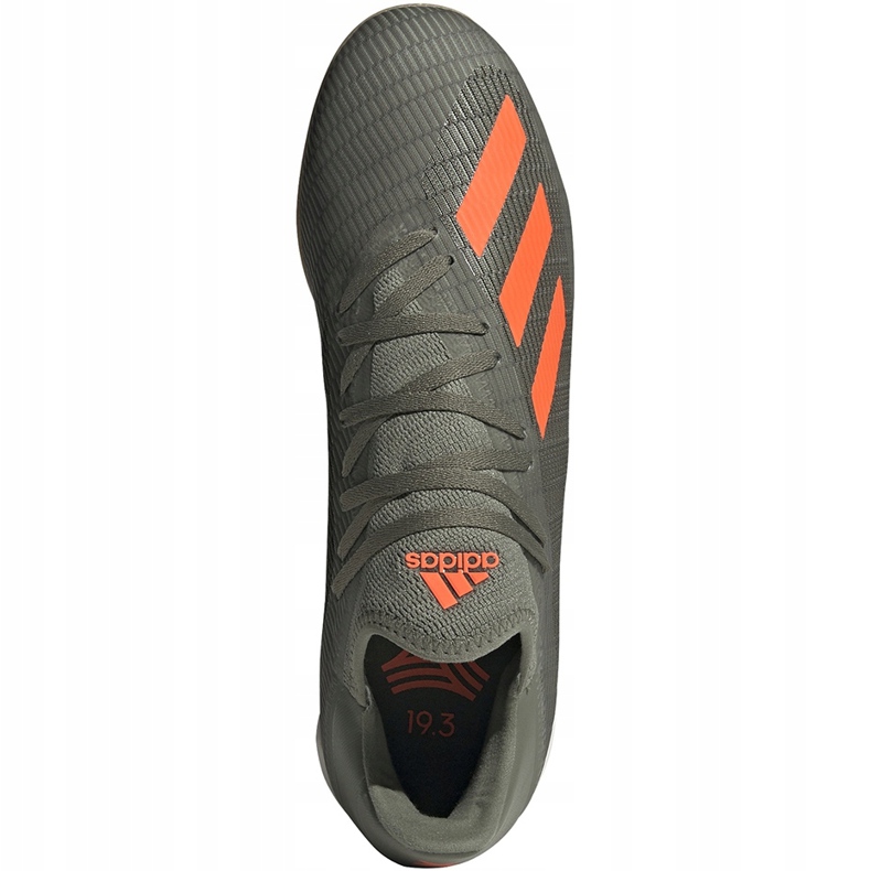 Adidas X 19.3 În pantofi de fotbal verzi EF8367 gri gri 1