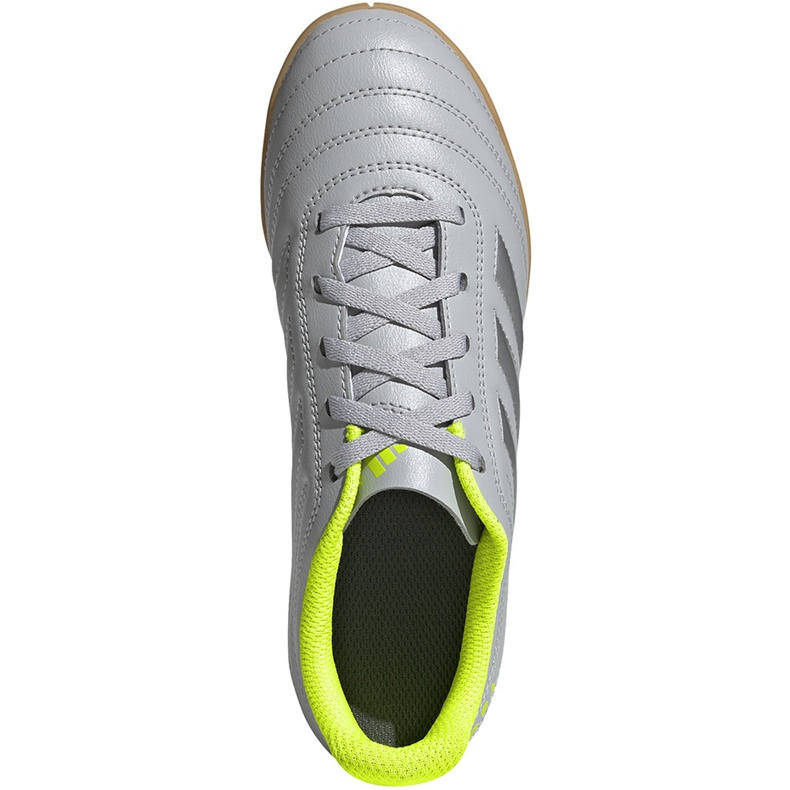 Ghete de fotbal Adidas Copa 20.4 In Jr EF8354 gri argint 1