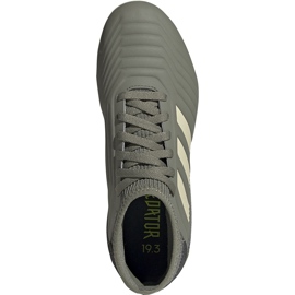 Ghete de fotbal Adidas Predator 19.3 Fg Jr EF8215 gri 1