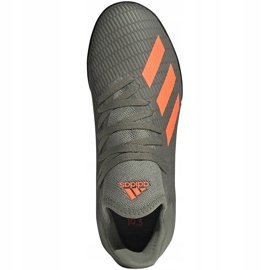 Pantofi de fotbal adidas X 19.3 Tf Jr verzi EF8375 verde verde 1