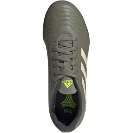 Ghete de fotbal Adidas Predator 19.4 Tf Jr EF8222 multicolor verde 1