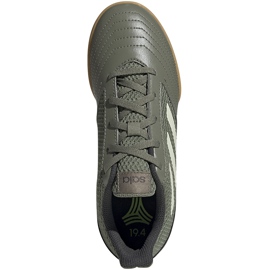 Cizme de fotbal Adidas Predator 19.4 In Junior kaki EF8224 verde verde 1
