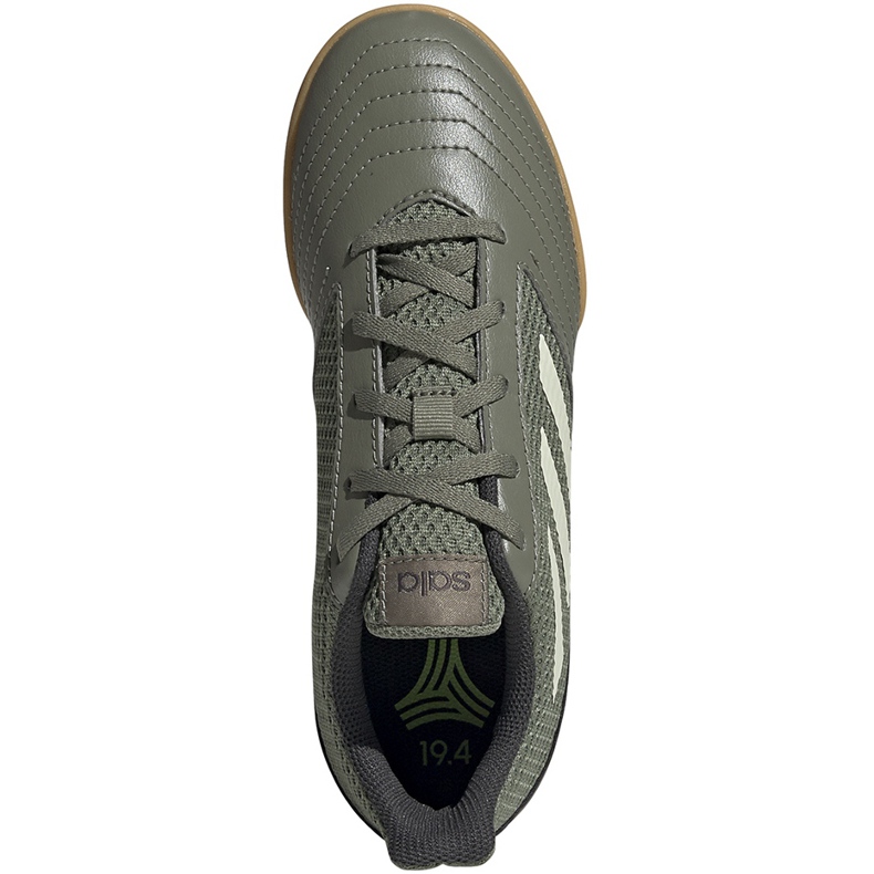 Cizme de fotbal Adidas Predator 19.4 In Junior kaki EF8224 verde verde 1