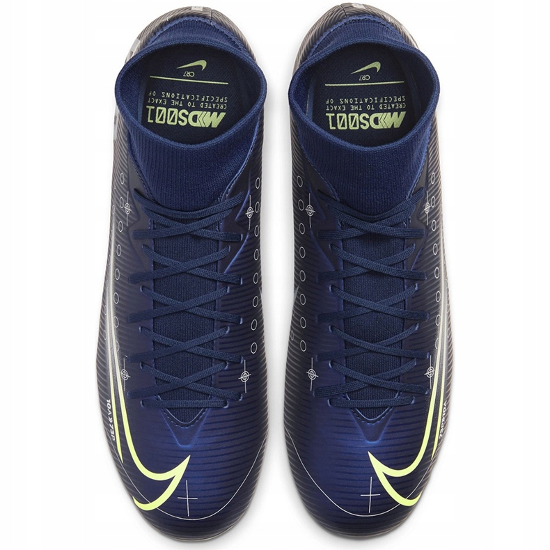 Pantof de fotbal Nike Mercurial Superfly 7 Academy Mds FG / MG BQ5427 401 albastru albastru 1