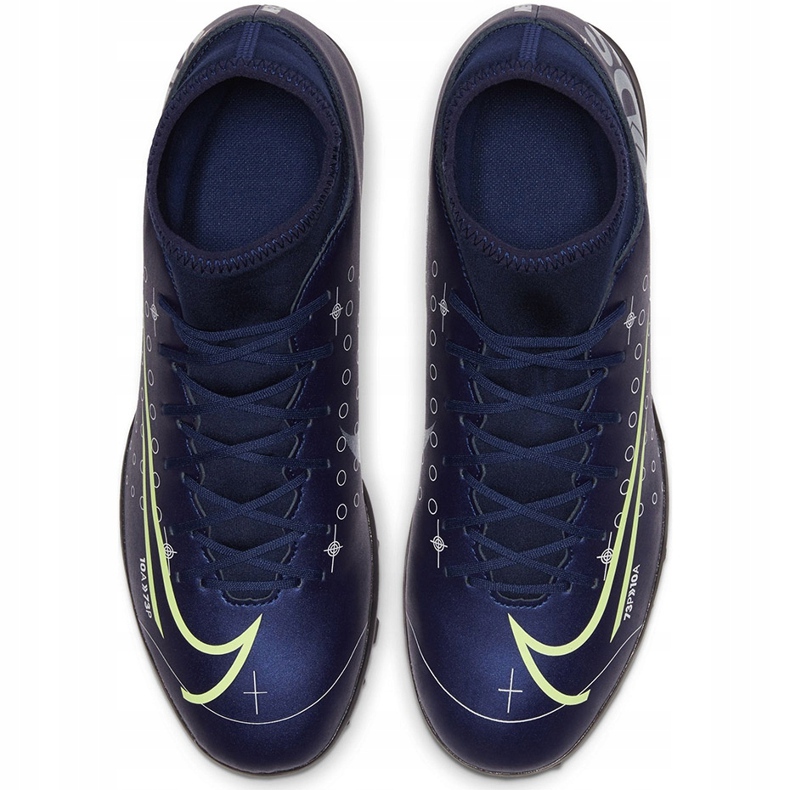 Pantof de fotbal Nike Mercurial Superfly 7 Club Mds Tf BQ5437 401 albastru marin albastru marin 1