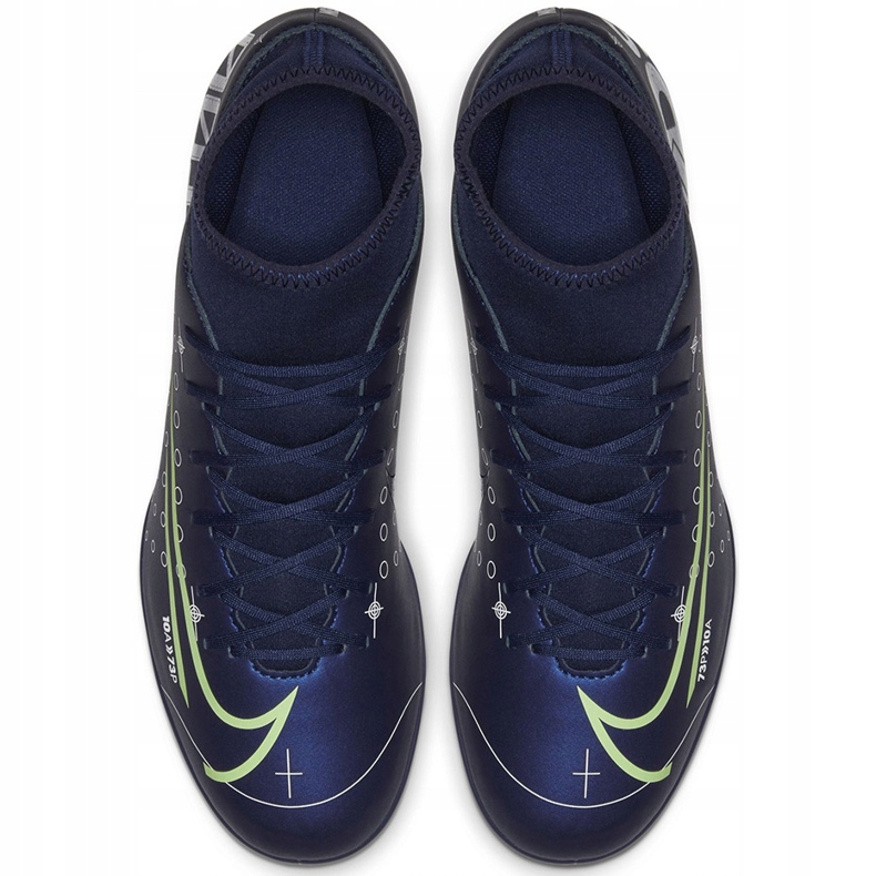 Pantof de fotbal Nike Mercurial Superfly 7 Club Mds FG / MG Junior BQ5418 401 albastru marin albastru 1