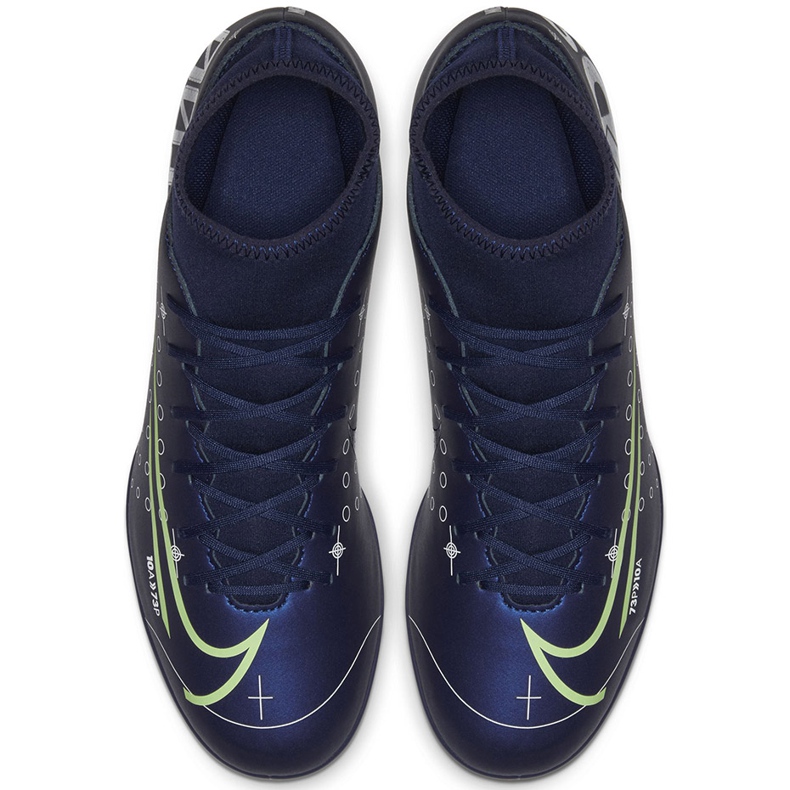 Pantof de fotbal Nike Mercurial Superfly 7 Club Mds FG / MG BQ5463 401 albastru marin albastru 1