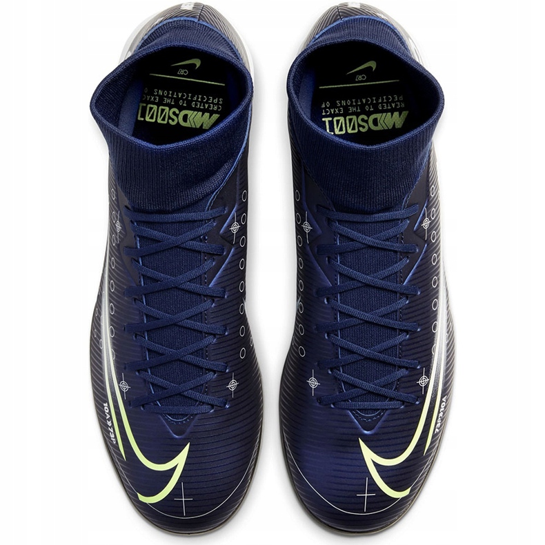 Pantof de fotbal Nike Mercurial Superfly 7 Academy Mds Ic BQ5430 401 albastru marin albastru marin 1
