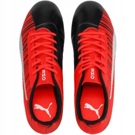 Ghete de fotbal Puma One 5.4 Fg Ag roșu-negru 105605 01 multicolor roşu 1