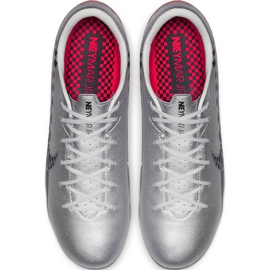 Pantofi de fotbal Nike Mercurial Vapor 13 Academy Neymar FG / MG AT7960 006 gri gri 1