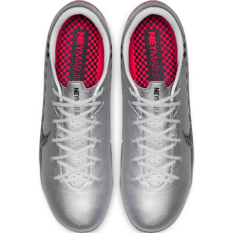 Pantofi de fotbal Nike Mercurial Vapor 13 Academy Neymar FG / MG AT7960 006 gri gri 1