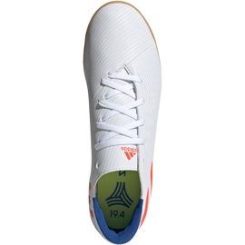 Adidas Nemeziz Messi 19.4 În pantofi de fotbal albi și roșii F34550 1