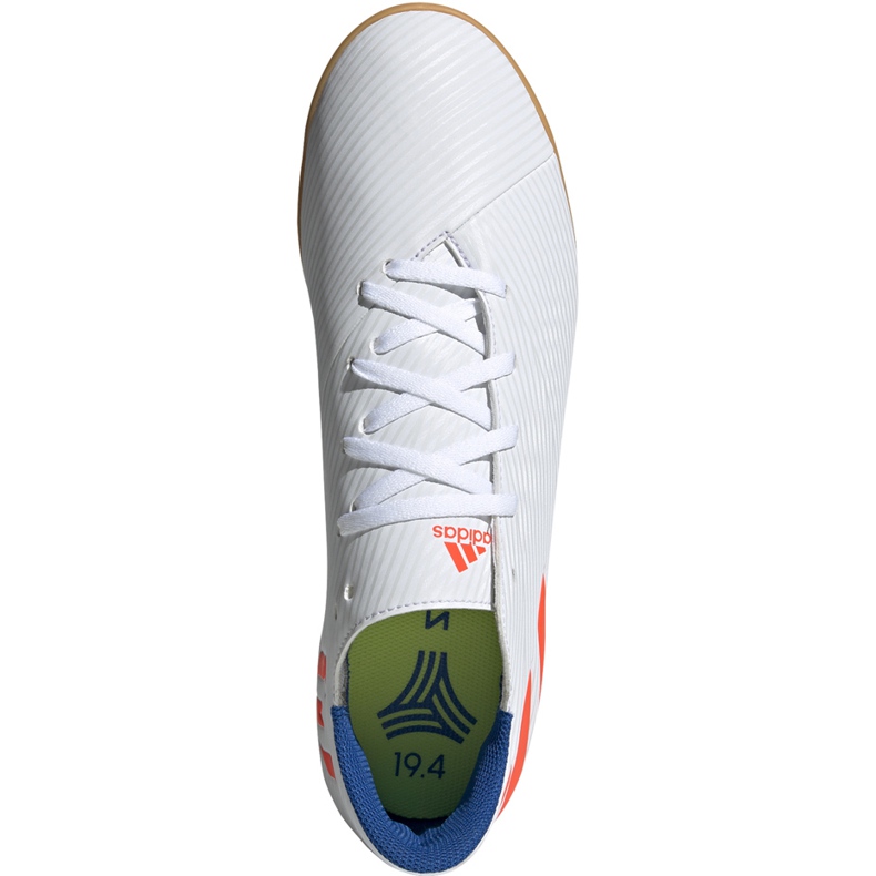 Adidas Nemeziz Messi 19.4 În pantofi de fotbal albi și roșii F34550 1
