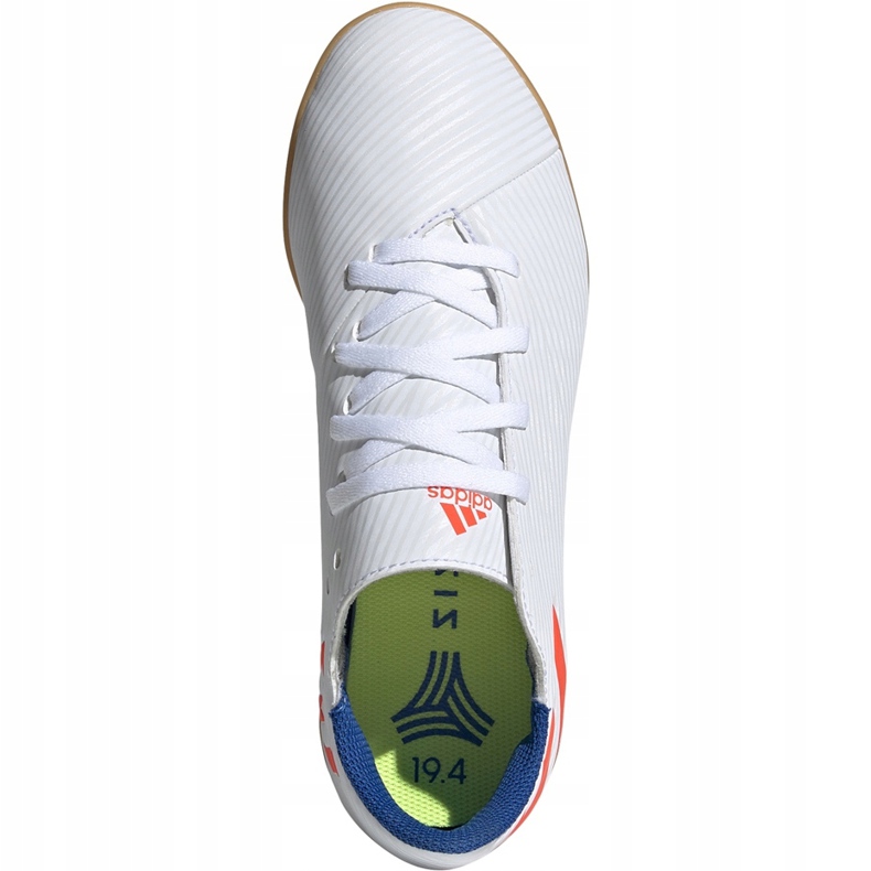 Ghete de fotbal albe Adidas Nemeziz Messi 19.4 In Jr F99928 multicolor 1