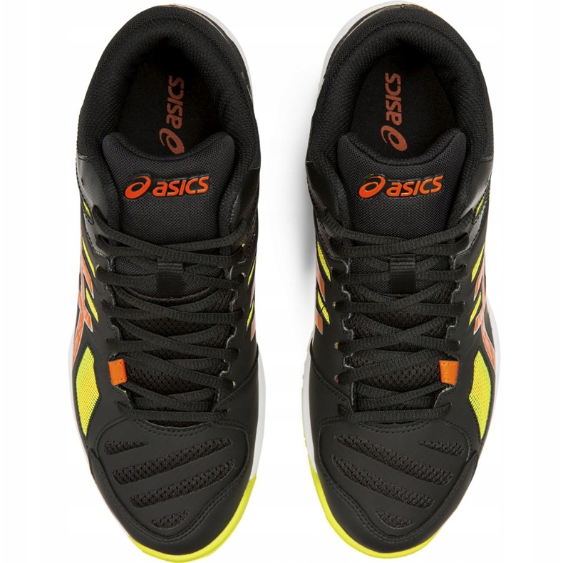 Încălțăminte de volei pentru bărbați Asics Gel Beyond 5 Mt negru, galben și portocaliu B600N 001 1