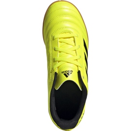 Cizme de fotbal Adidas Copa 19.4 In Junior galben F35451 1
