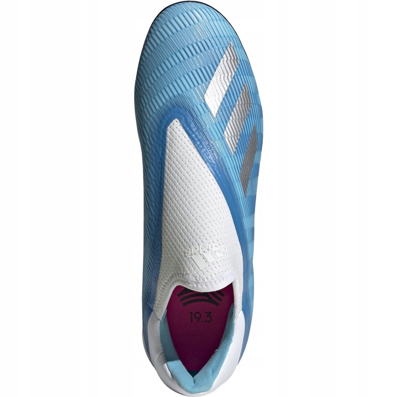 Pantofi de fotbal Adidas X 19.3 Ll Tf albastru și alb EF0632 1