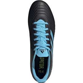 Ghete de fotbal adidas Predator 19.4 FxG negru și albastru F35598 1