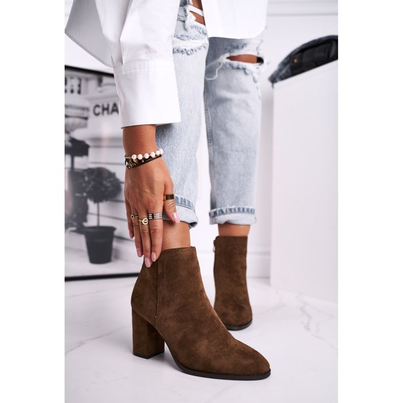 Cizme de damă cu toc înalt Sergio Leone Olive BT508 maro multicolor 1 Cizme de damă cu toc înalt Sergio Leone Olive BT508 maro multicolor 1