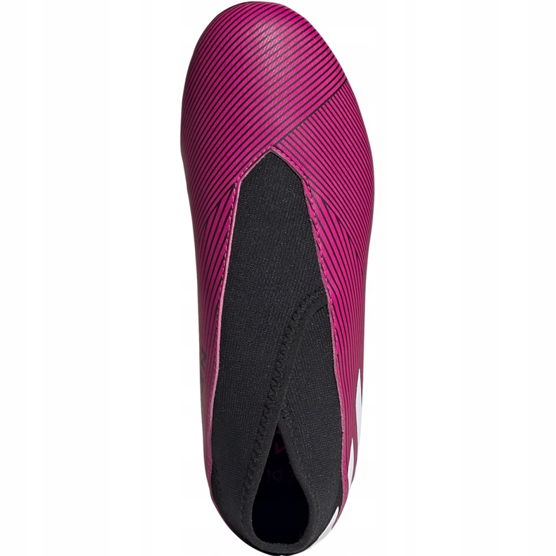 Adidas Nemeziz 19.3 Ll Fg Jr pantofi de fotbal roz EF8848 negru 1