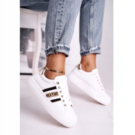 FB1 Încălțăminte sport pentru femei White Rylee alb 1