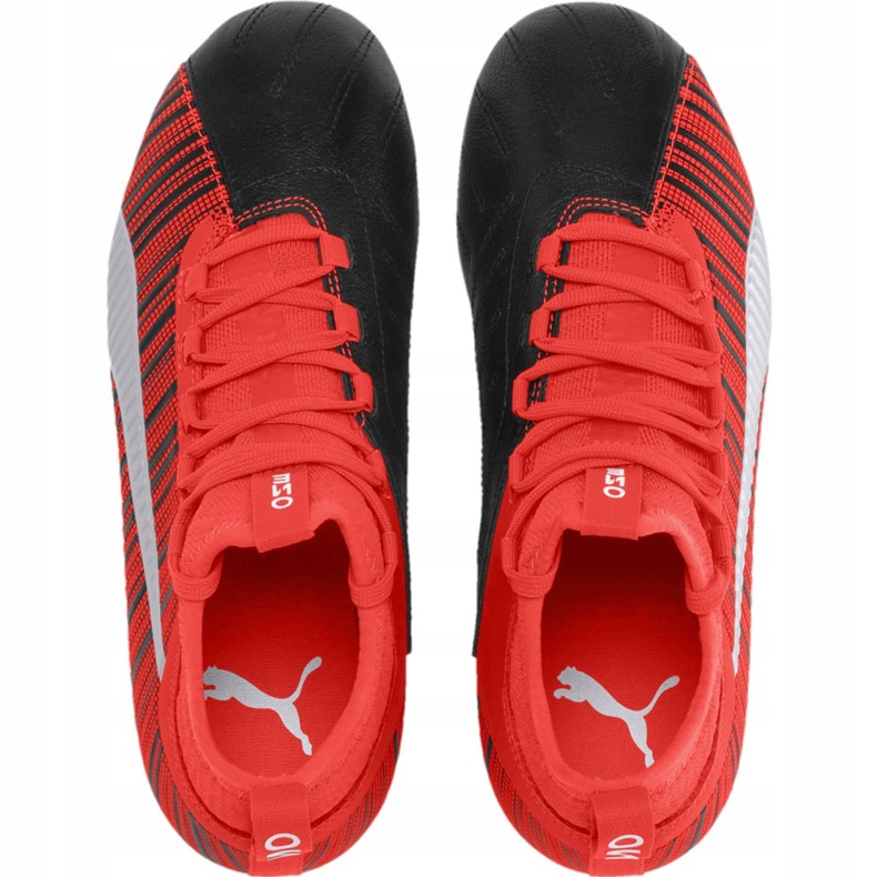 Ghete de fotbal Puma One 5.3 Fg Ag Junior roșu negru 105657 01 multicolor roşu 1