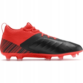 Ghete de fotbal Puma One 5.2 Fg Ag roșu negru 105618 01 multicolor 1