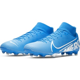 Pantofi de fotbal Nike Mercurial Superfly 7 Academy FG / MG AT7946 414 multicolor albastru 3