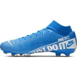 Pantofi de fotbal Nike Mercurial Superfly 7 Academy FG / MG AT7946 414 multicolor albastru 2