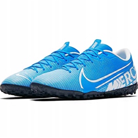 Pantofi de fotbal Nike Mercurial Vapor 13 Academy Tf AT7996 414 multicolor albastru 4