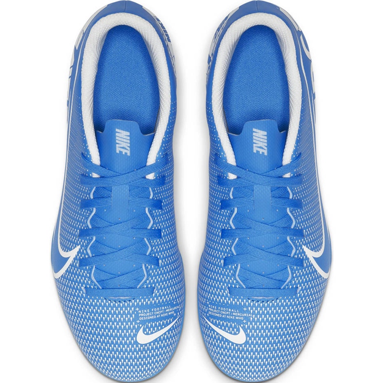 Pantofi de fotbal Nike Mercurial Vapor 13 Club FG / MG Junior AT8161 414 albastru albastru 1