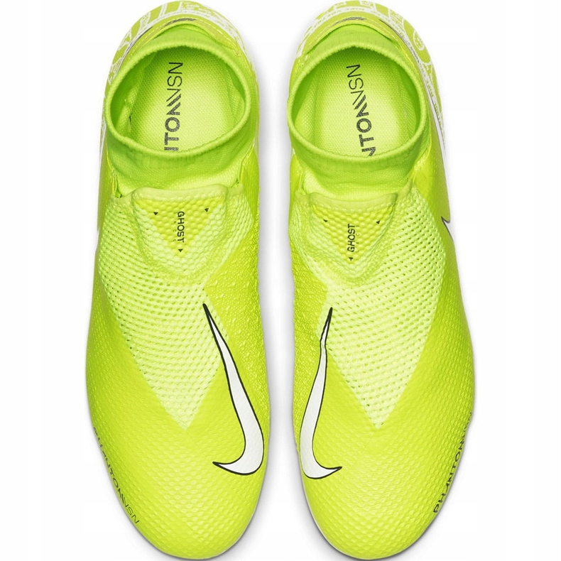 Pantof de fotbal Nike Phantom Vsn Pro Df Fg AO3266 717 galben galben 1