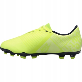 Pantofi de fotbal Nike Phantom Venom Club Fg Junior AO0396 717 galben galben 1